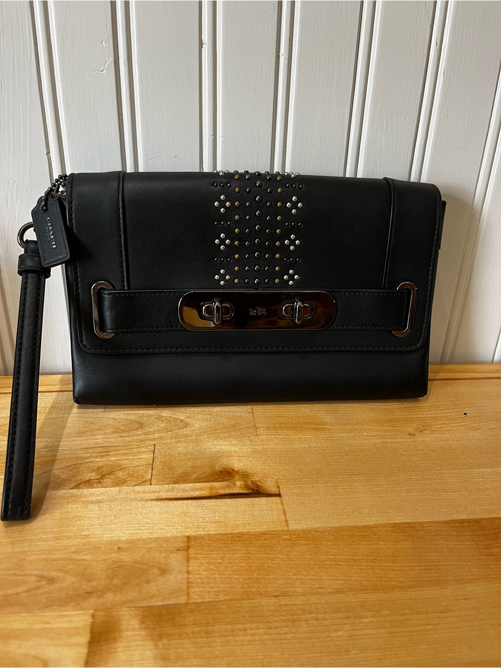 Coach Bandana Rivet Blake Clutch/Wallet - Picture 1 of 15
